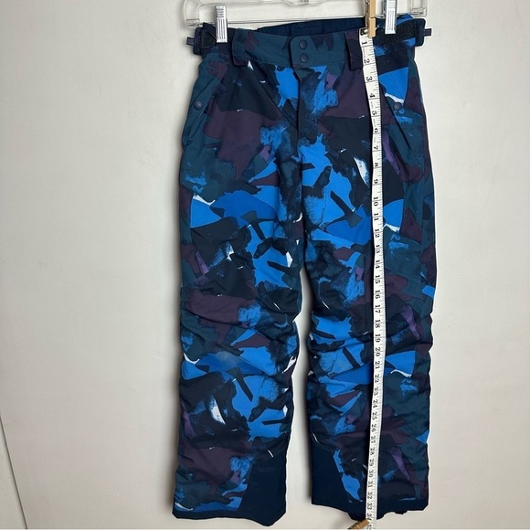 ❌SOLD❌Patagonia H2No Snow Pants Boy's Size 10/12 or Large Blue Adjustable Waist - Picture 6 of 11